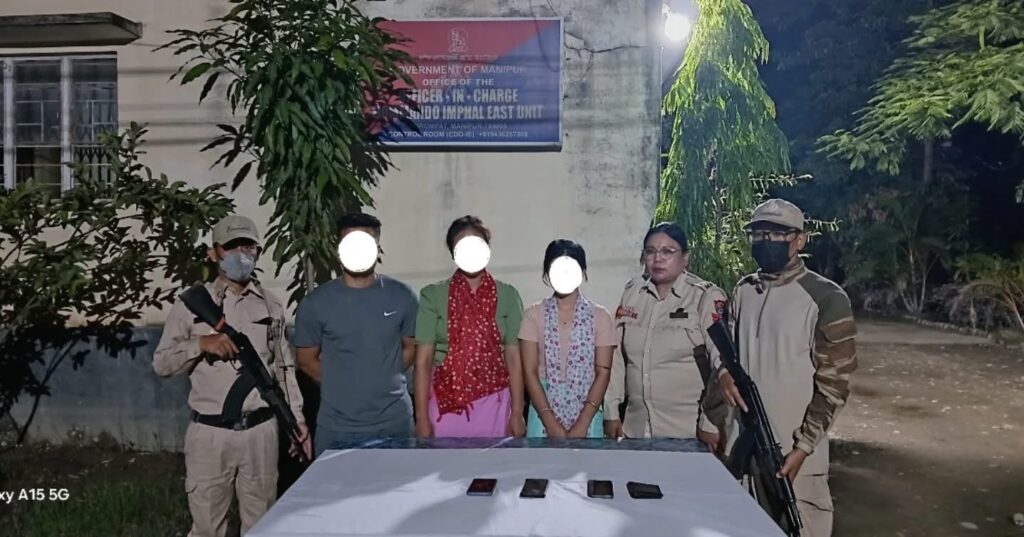 Six KCP (PWG) insurgents held in Imphal for extortion